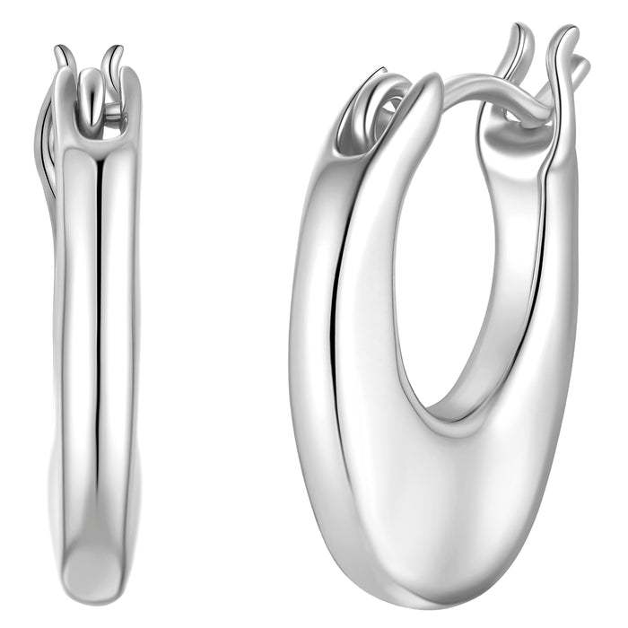 Creolen modern silber