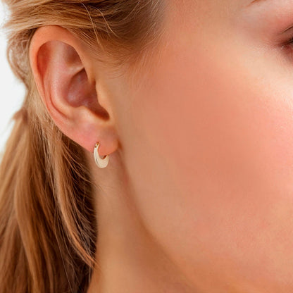 Creolen modern silber