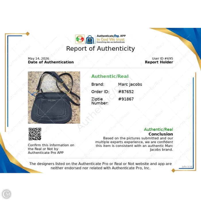 Crossbody Luxury Designer By Marc Jacobs, Size: Medium