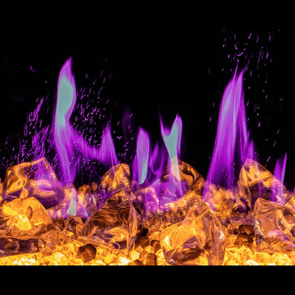 Litedeer Mercury Crystal Decor Media Kit for Latitude 45" Smart Electric Fireplace ZEF45X - Litedeer Homes
