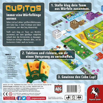 Cubitos - Chaotischer Würfel-Wettlauf für die ganze Familie