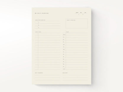Daily Overview Notepad