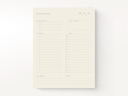 Daily Overview Notepad