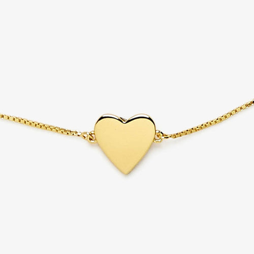 Demi-Fine Engravable Heart Choker