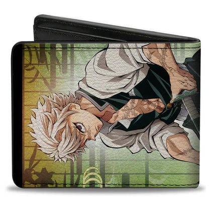Demon Slayer - Characters Pose and Title Logo Men's Bi-Fold Wallet