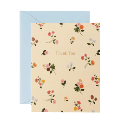 Rifle Paper Co. Greeting Cards Ditsy Dahlia Thank You Cards