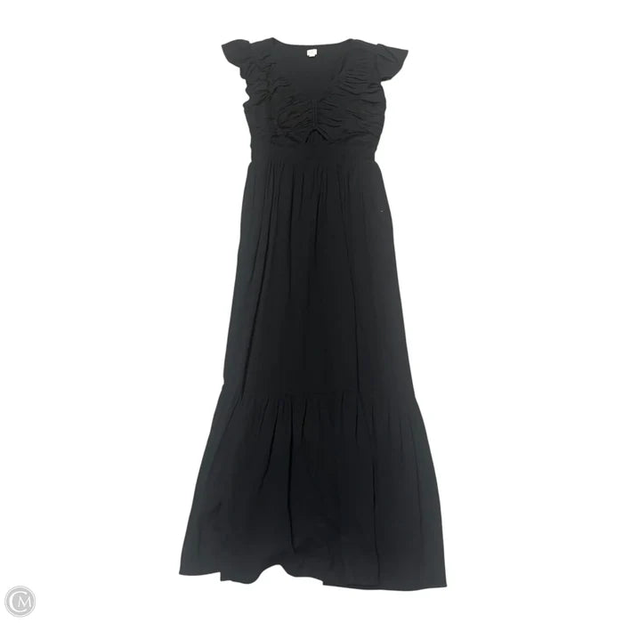 Dress Casual Maxi By Loft In Black, Size: Xs