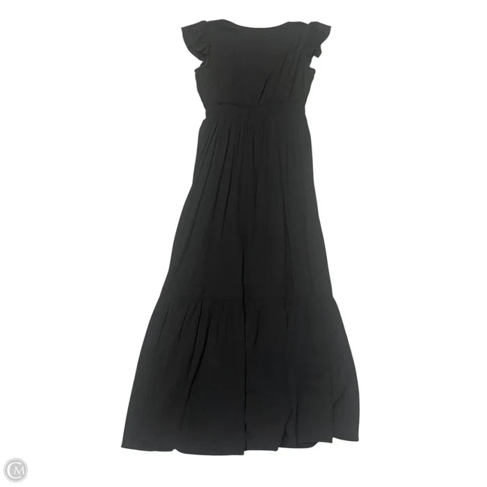 Dress Casual Maxi By Loft In Black, Size: Xs