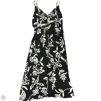 Dress Casual Midi By Express In Black & White, Size: Xs