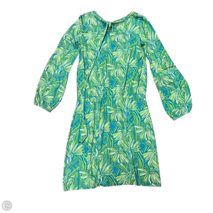 Dress Designer By Lilly Pulitzer In Blue & Green, Size: M