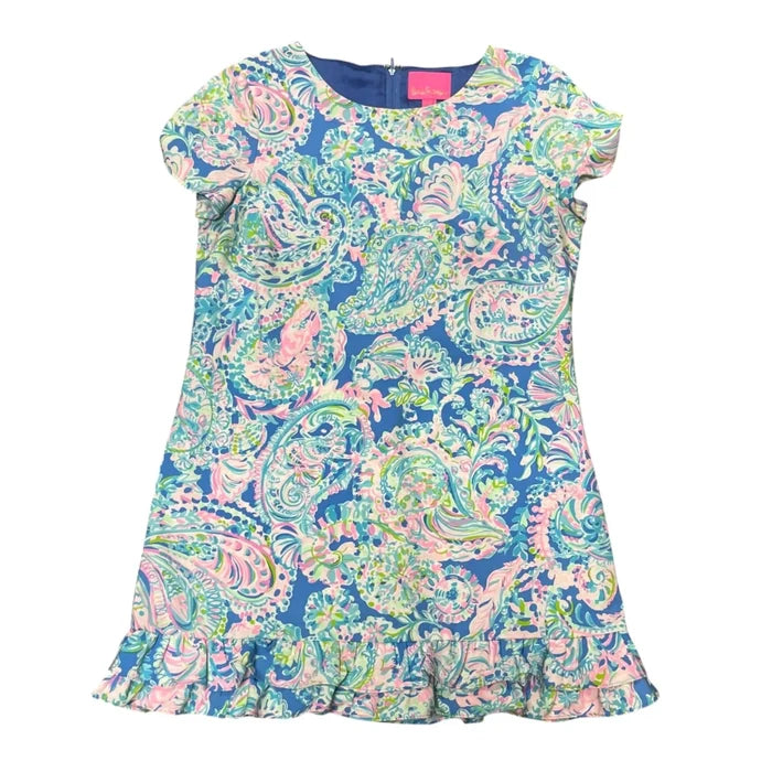 Dress Designer By Lilly Pulitzer In Blue & Pink, Size: L