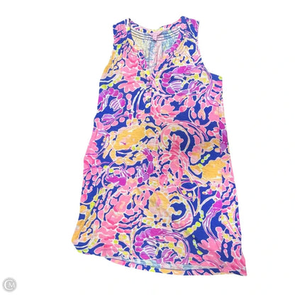 Dress Designer By Lilly Pulitzer In Blue & Pink, Size: M