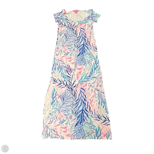 Dress Designer By Lilly Pulitzer In Blue & Pink, Size: S