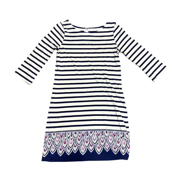 Dress Designer By Lilly Pulitzer In Blue & White, Size: S