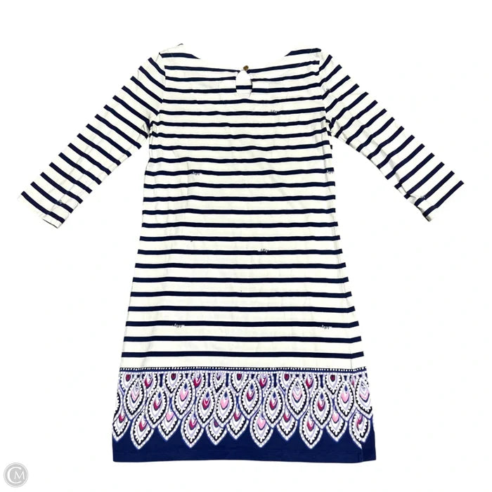 Dress Designer By Lilly Pulitzer In Blue & White, Size: S