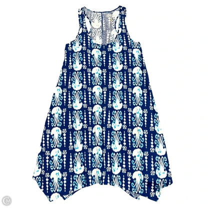 Dress Designer By Lilly Pulitzer In Blue & White, Size: Xxs
