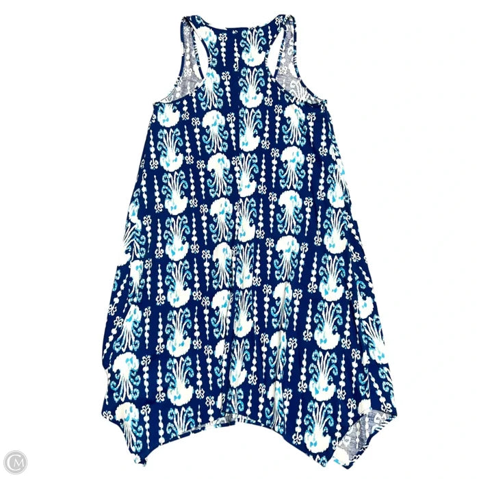 Dress Designer By Lilly Pulitzer In Blue & White, Size: Xxs