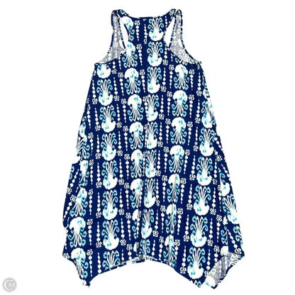 Dress Designer By Lilly Pulitzer In Blue & White, Size: Xxs