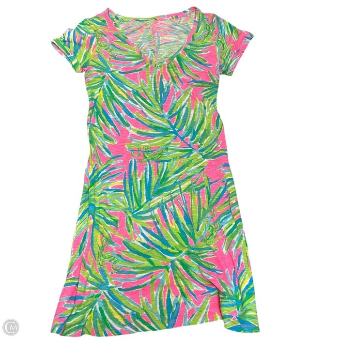 Dress Designer By Lilly Pulitzer In Green & Pink, Size: Xs