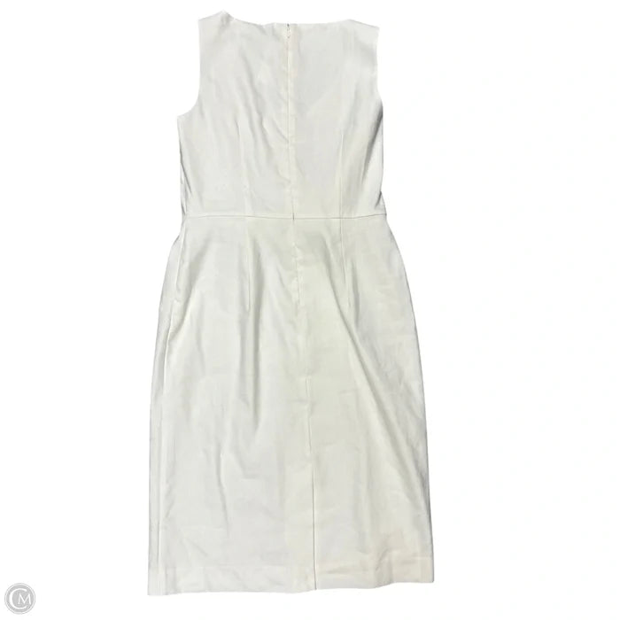 Dress Party Midi By Ann Taylor In White, Size: 4
