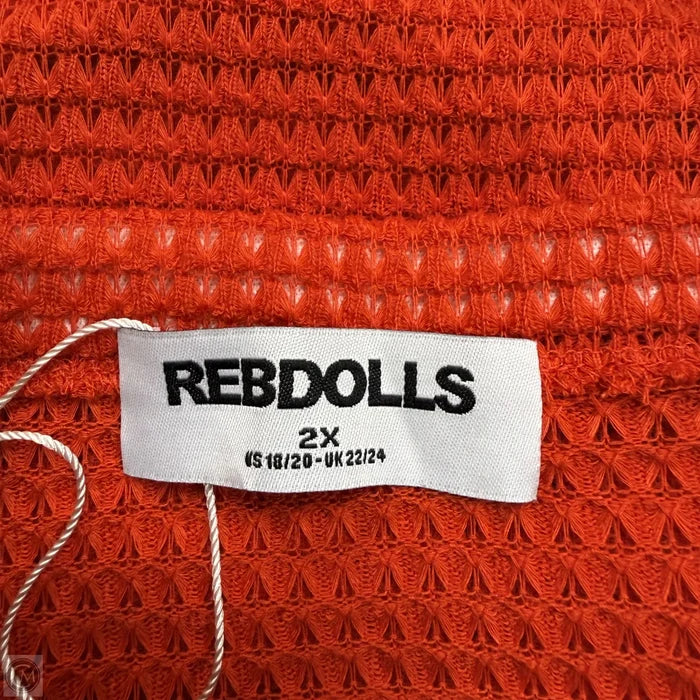 Dress Set 2pc By Rebdolls In Orange, Size: 2x