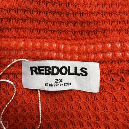 Dress Set 2pc By Rebdolls In Orange, Size: 2x