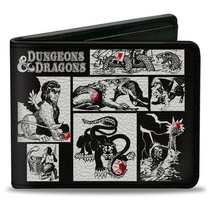 Dungeons & Dragons - Monster Illustration Blocks 2 Men's Bi-Fold Wallet