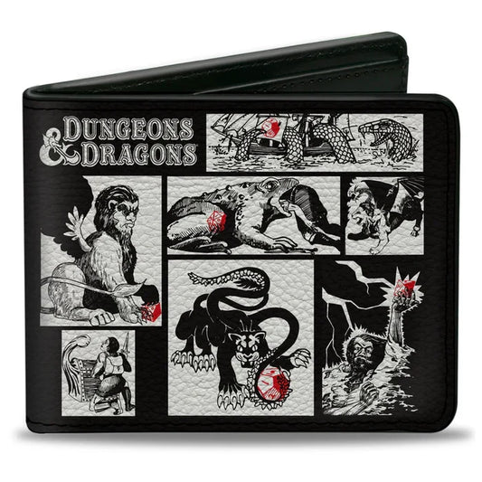 Dungeons & Dragons - Monster Illustration Blocks 2 Men's Bi-Fold Wallet