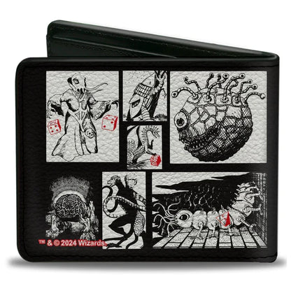 Dungeons & Dragons - Monster Illustration Blocks 2 Men's Bi-Fold Wallet