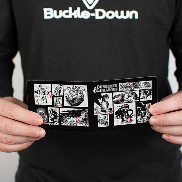 Dungeons & Dragons - Monster Illustration Blocks 2 Men's Bi-Fold Wallet