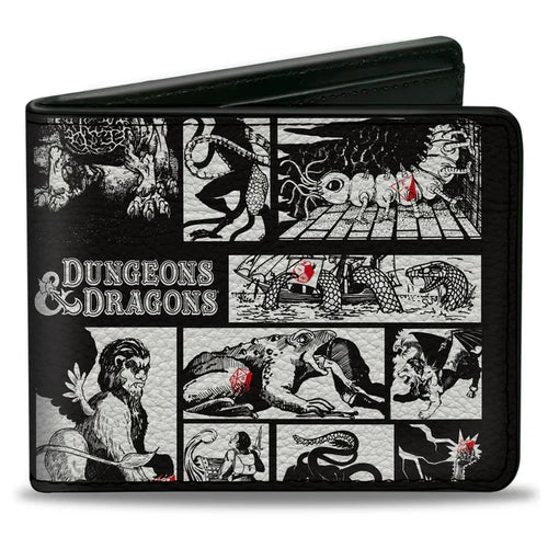 Dungeons & Dragons - Monster Illustration Blocks Men's Bi-Fold Wallet