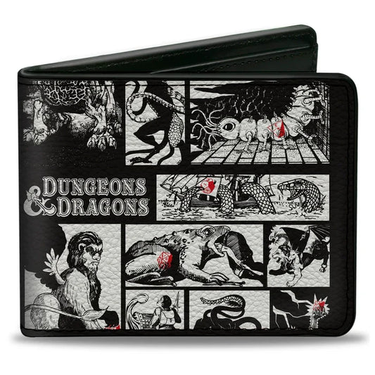 Dungeons & Dragons - Monster Illustration Blocks Men's Bi-Fold Wallet