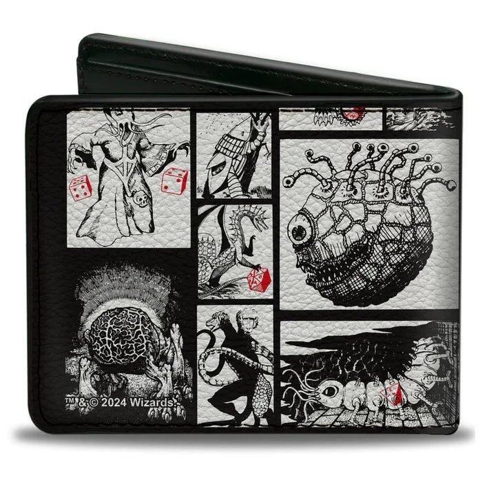 Dungeons & Dragons - Monster Illustration Blocks Men's Bi-Fold Wallet