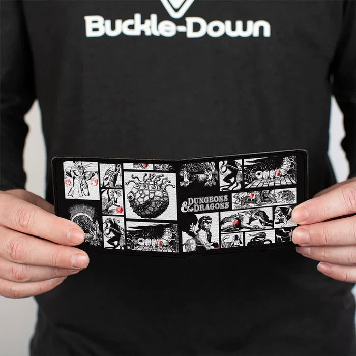 Dungeons & Dragons - Monster Illustration Blocks Men's Bi-Fold Wallet