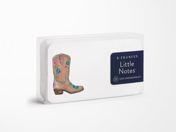 E. Frances Little Notes® - Cowboy Boot New 55 Count
