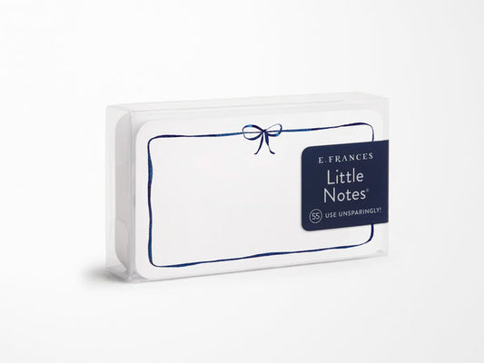 E. Frances Little Notes® - Navy Bow New 55 Count