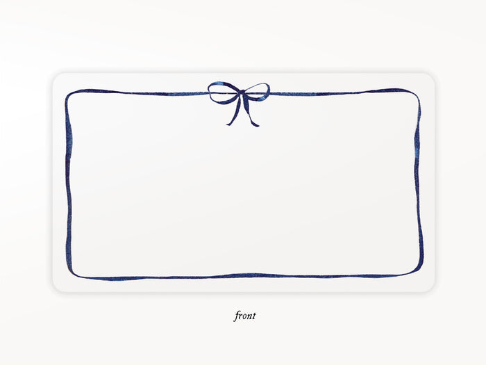 E. Frances Little Notes® - Navy Bow New 55 Count