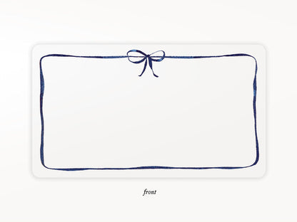 E. Frances Little Notes® - Navy Bow New 55 Count