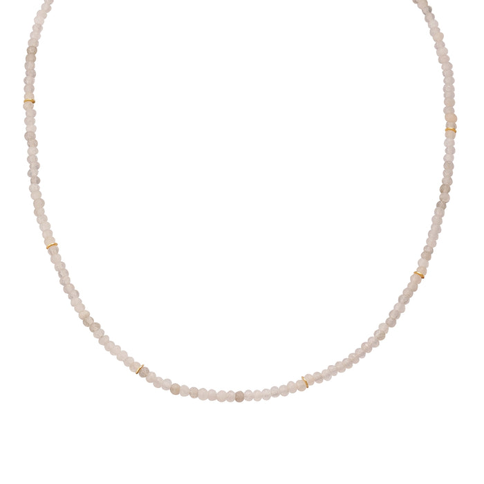 Edelstein-Kette Chalcedon gold