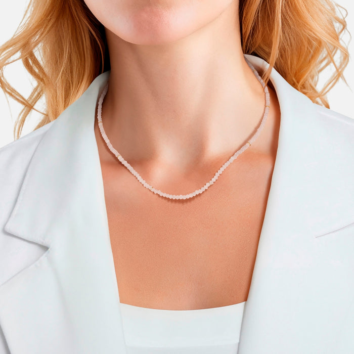 Edelstein-Kette Chalcedon gold