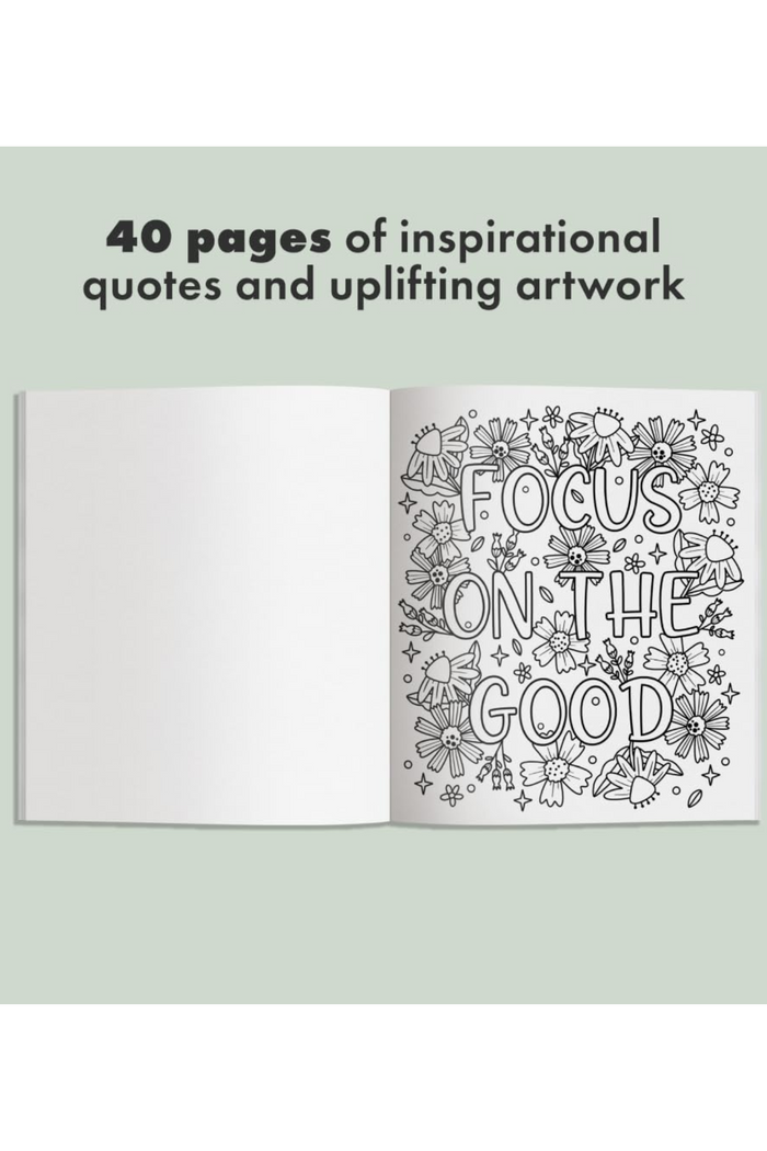 Embrace The Beauty: Inspirational Coloring Book W/ Frameable Wall Art