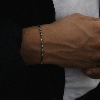 Men's Essential Armkette Silber