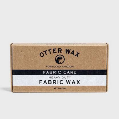 Otter Wax Fabric Wax can be used to revive the waterproofing capabilities of factory-waxed or oiled clothing, and is also an excellent way to waterproof untreated fabrics. All-natural heavy duty fabric wax is made from the highest quality beeswax and proprietary blend of plant-based waxes and oils.