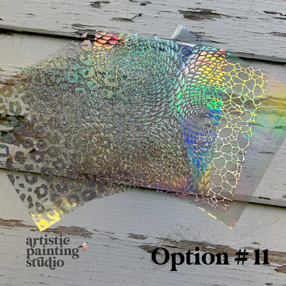 Option #11 Foils / Yes - 6.5 oz Can / Yes - 12-inches x 3 Feet