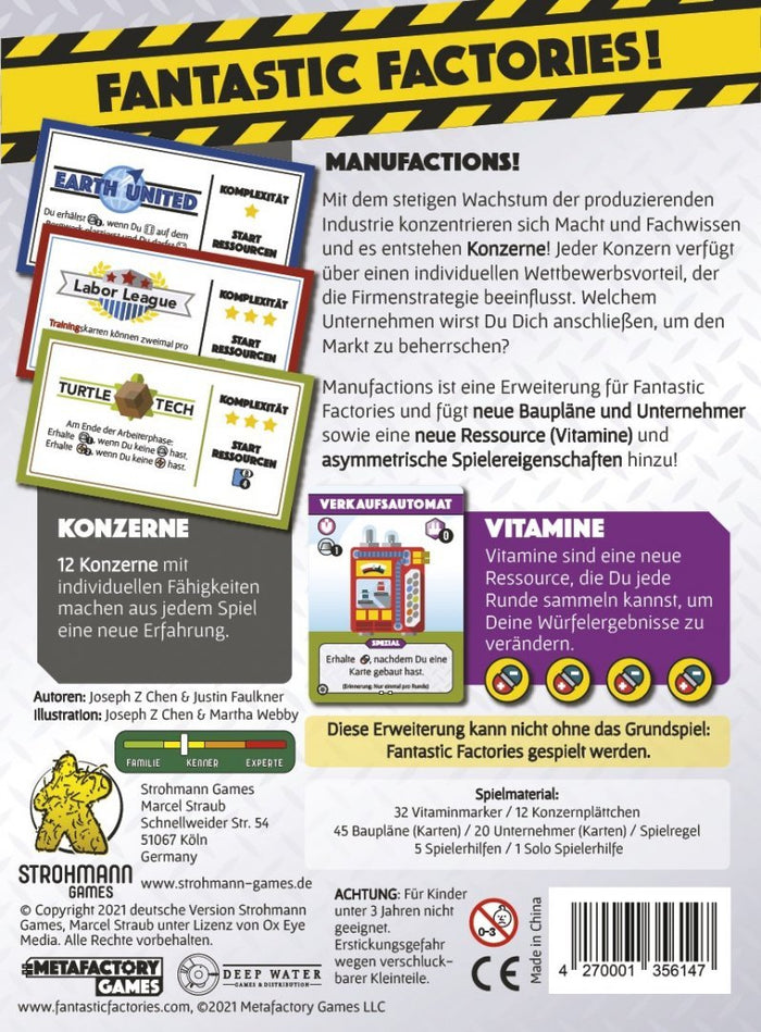 Fantastic Factories - Manufactions Erweiterung