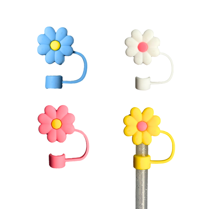 Flower - Retail 4-pack Straw Toppers