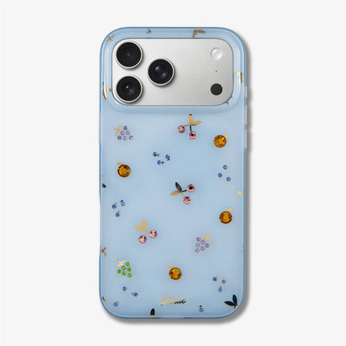 Fruit Gems iPhone Case - Sky Blue