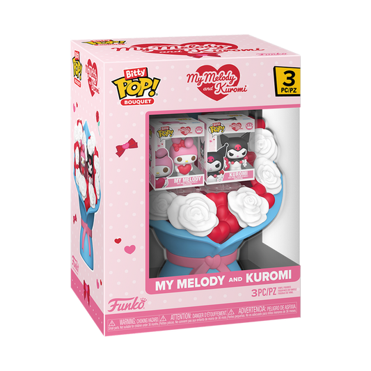 Funko Bitty POP! Bouquet: Sanrio - My Melody & Kuromi (Valentine) Vinyl Figure