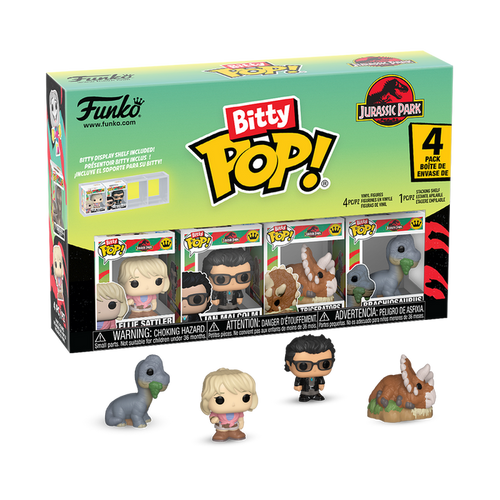 Funko Bitty POP!: Jurassic Park 4-Pack Series 1 Vinyl Figure
