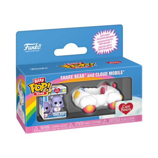 Funko Bitty POP! Rides: Care Bears - Share Bear and Cloud Mobile Vinyl Figure